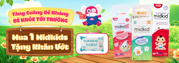 Mua 1 Midkids tặng khăn ướt